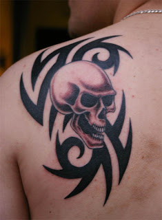 Tribal Skull Tattoo