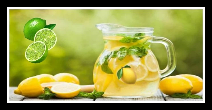عصير الليمون وهو ما ينتج من عصير عند عصر الليمون، و يعد عصير الليمون أغنى الثمار بفيتامينات