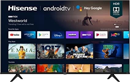 Hisense 55" UHD 4K SMART TV (A6G)