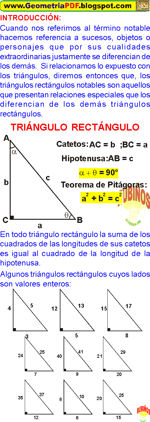 Triangulos Notables Ejercicios Resueltos Pdf Triangulos Notables Ejercicios Resueltos Pdf