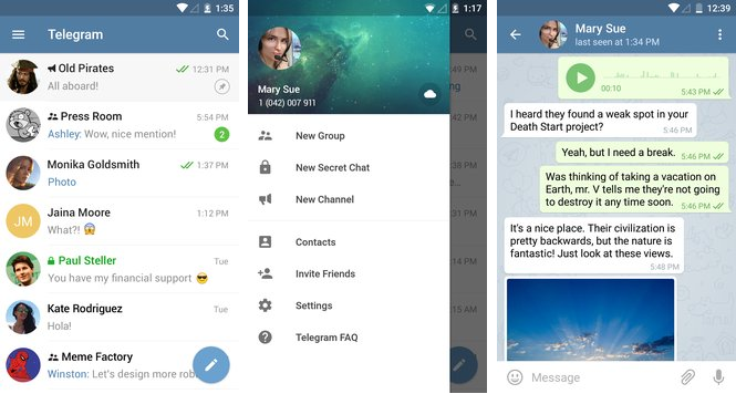 Telegram 4.1.0 untuk Android - Unduh