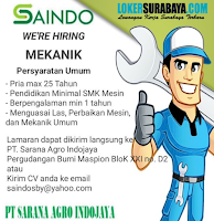 Loker Surabaya di PT. Sarana Agro Indonesia Agustus 2020