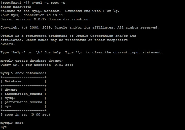 Cara Install MySQL Server & phpmyadmin di Centos 8 Server