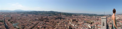 Florencia desde el mirador de la cúpula del Duomo.