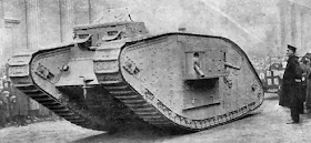 First World War tanks were bulky, slow, loud machines that scared men in the trenches.