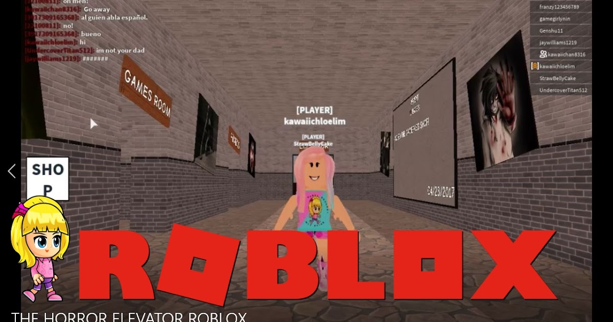 Chloe Tuber Roblox The Horror Elevator Gameplay - roblox horror games 2013