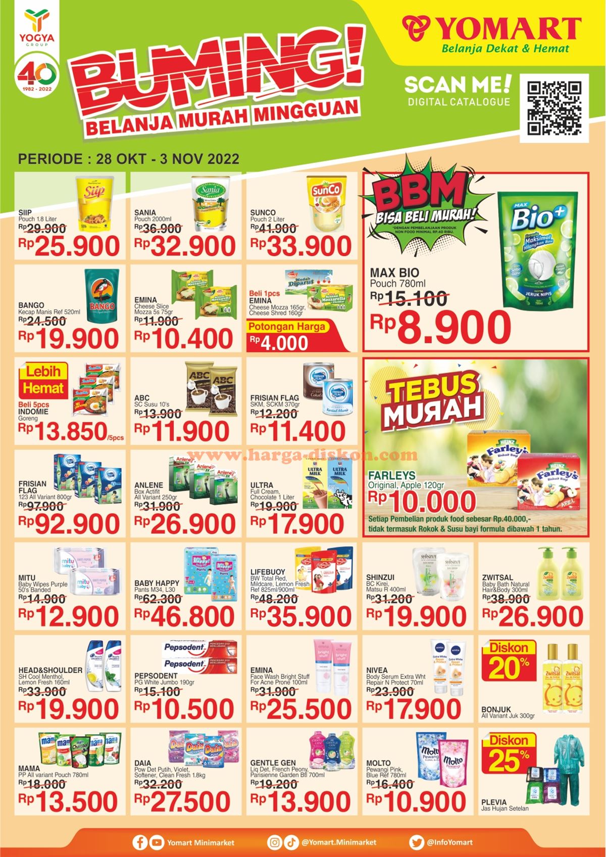 Promo YOMART Belanja Murah Mingguan 28 Oktober - 3 November 2022