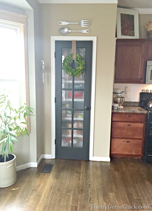 glass door pantry