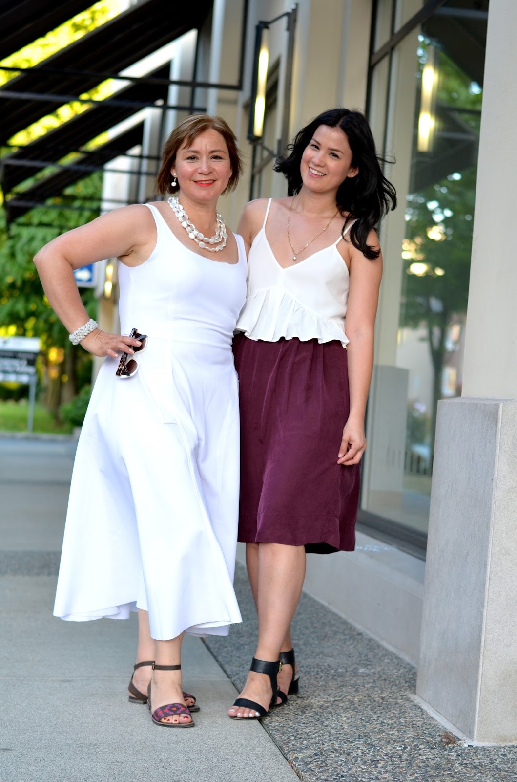 ... club monaco  skirt: madewell  sandals: nine west co: dsw canada