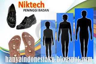 sandal peninggi badan Nicktech