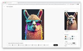 llama rendered by adobe firefly