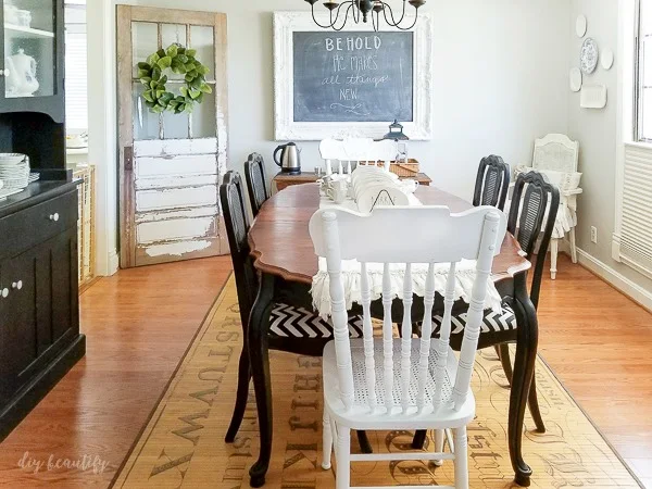 refinished table