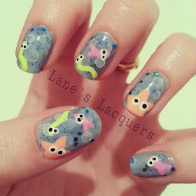 cute-under-the-sea-freehand-manicure