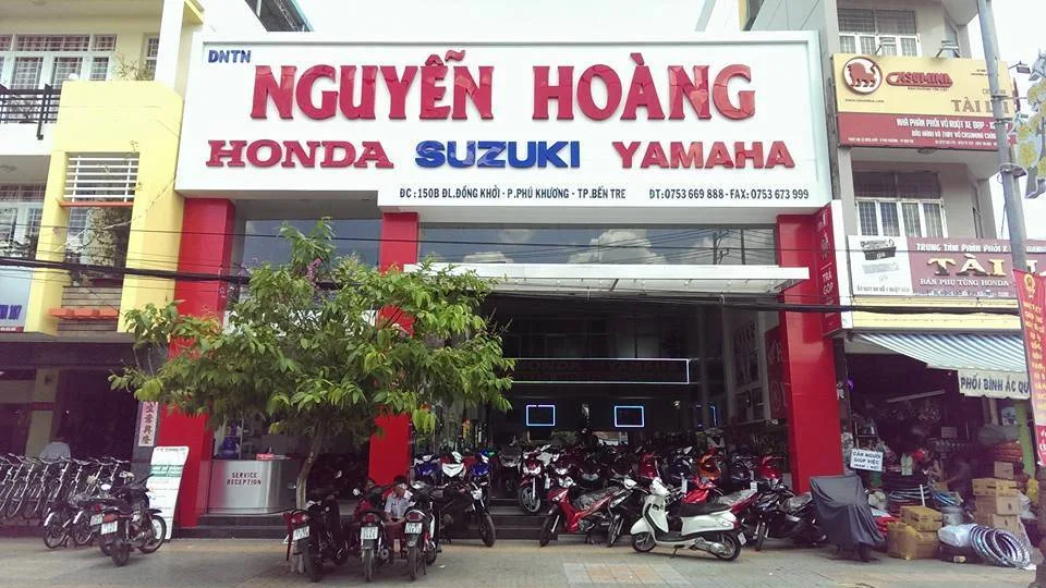 Địa Chỉ Cửa Hàng Xe Máy Nguyễn Hoàng Bến Tre