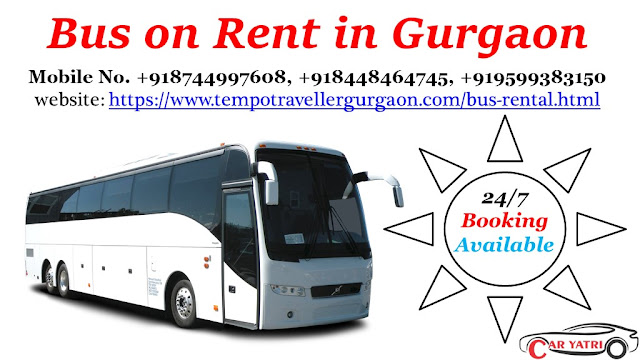 bus on rent in gurgaon