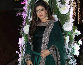 Raveena Tandon in Manish Malhotra , Manish malhotra Blouse, Manish malhotra Choli, Blouse deisgn by manish malhotra