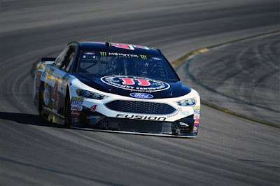 Kevin Harvick in the Jimmy John's #4 Ford Fusion for Stewart-Haas Racing.