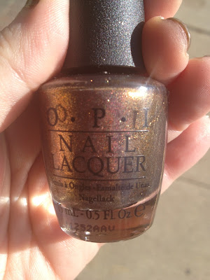 Nail of the Day-OPI Warm & Fozzie