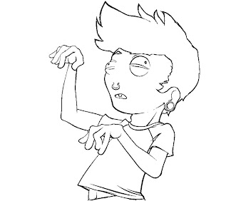 #11 Zombie Coloring Page