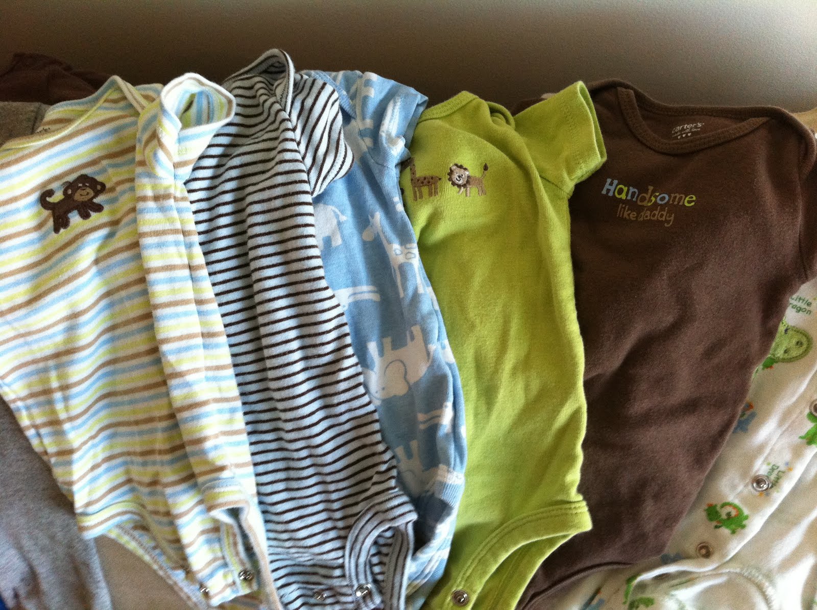 My Garage Sale: Baby Bjorn $15 baby clothes $1