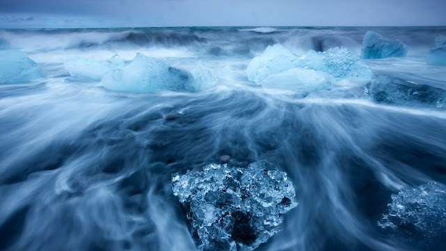 Arctic Icy Sea Landscape