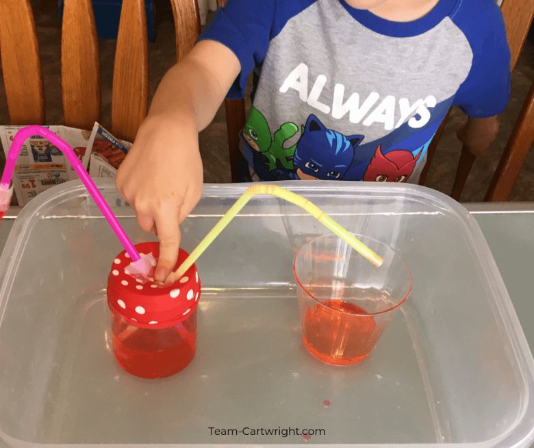 Heart pump model - learning activities for preschoolers