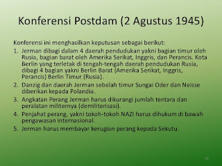 Hasil Keputusan Konferensi Postdam 2 Agustus 1945 Lengkap