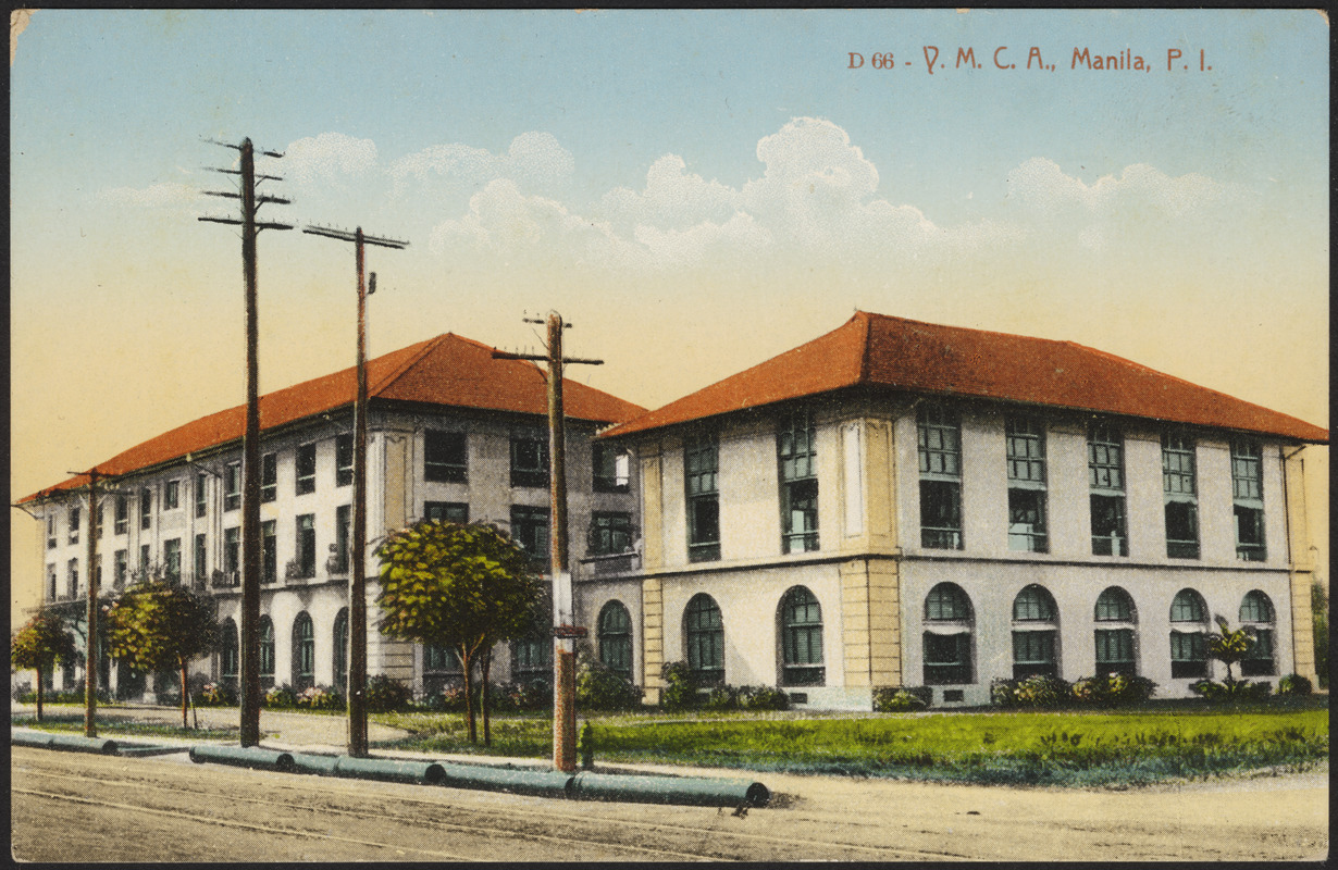 Young Men’s Christian Association (YMCA) Building in Manila old photo