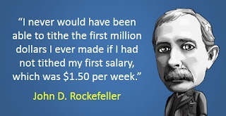 John D Rockefeller on Tithing