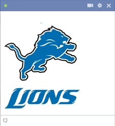 Detroit Lions Emoticon
