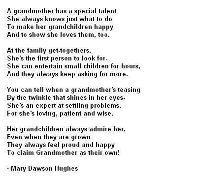 Grandparents Day Poetry