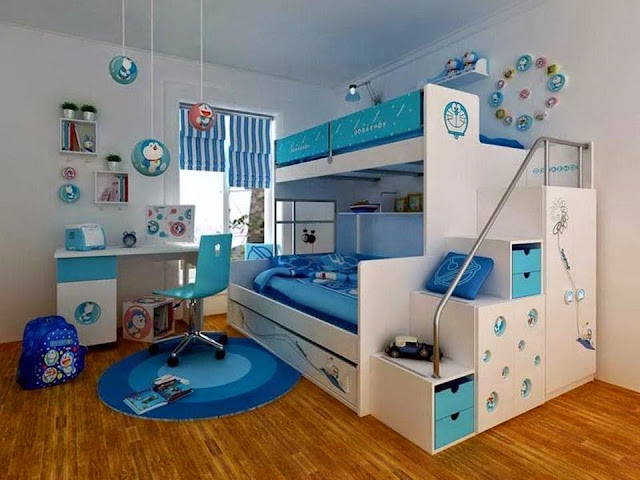 Desain Kamar Tidur Anak Berdua Minimalis