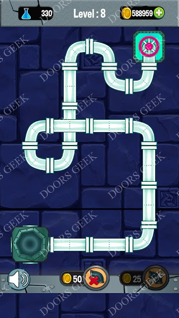  Plumber 3: Plumber Pipes Connect Level 8 Solution, Cheats, Walkthrough for android, iphone, ipad and ipod