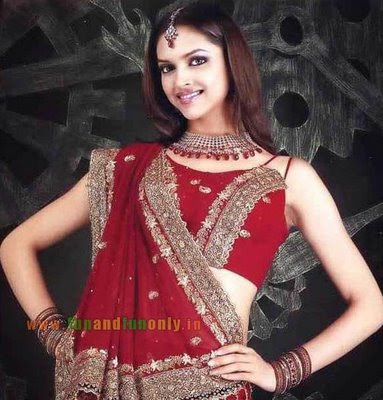 Deepika Padukone in Saree Wallpapers