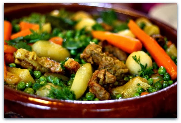 Un Dimanche A La Campagne Le Tajine Aux Petits Pois Et La Teloche