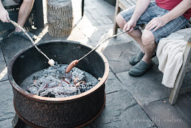 Canada Day Backyard Campfire Party |Host a campfire themed party in your own backyard this Canada Day before heading out to see the fireworks. | personallyandrea.com