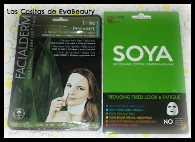 Mascarilla facial de Algas Facialderm y de Soja de Beauty Face