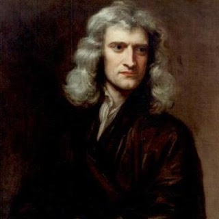 Biografi Sir Isaac Newton - Penemu Hukum G  Lahir dalam keadaan prematur, awalnya orang disekitarnya mengganggap Newton tidak akan bertahan hidup, namun dengan perlahan Newton kecil mematahkan anggapan mereka dan terus hidup.Tidak seperti ilmuwan lainnya yang bakat atau kecerdasaannya sudah terlihat sejak muda, Newton kecil tumbuh dengan ejekan temannya semasa sekolah karena dinilai sebagai anak yang bodoh, pemalu, pendiam dan mudaj tersinggung.Namun berkat tekadnya untuk mematahkan anggapan mereka, Newton belajar dengan giat hingga menjadi juara kelas.   Semasa kuliah Newton juga tidak begitu menonjol, bahkan Newton pernah tidak lulus kuliah geometri.Bidang yang paling Newton adalah matematika, fisika, astronomi dan filsafat.Newton lahir di Woolstrope, Inggris tepat pada Natal tahun 1642. Di masa bocah, dia menunjukkan kecakapannya dalam bidang mekanika dan amat terampil. Namun, sang ibu yang berharap Newton dapat menjadi petani, mengeluarkannnya dari sekolah. Newton pun berhasil membujuk sang ibu untuk dapat meneruskan sekolah karena beranggapan bahwa bakatnya bukanlah menjadi petani. Dia pun kembali bersekolah, bahkan masuk ke Universitas Cambridge.                                       Kecemerlangannya semakin terlihat, Newton menyerap seluruh ilmu matematika dan pengetahuan mengenai Fisika dengan cepat. Di usia dua puluh satu sampai dua puluh tujuh, Newton sudah meletakkan dasar-dasar pemikiran tentang