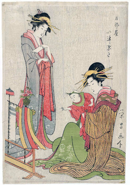 Ukiyo-e. Bijinga. Eishô.