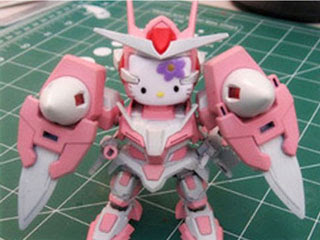 Hello Kitty 3D Gundam