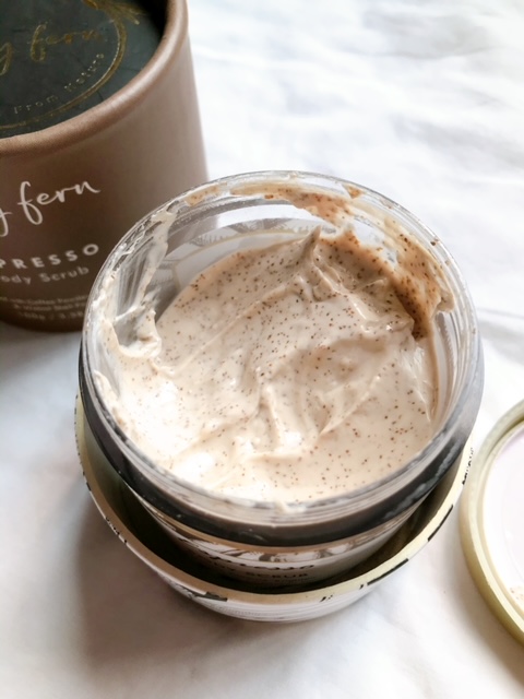 Fizzy Fern Espresso Body Scrub Texture