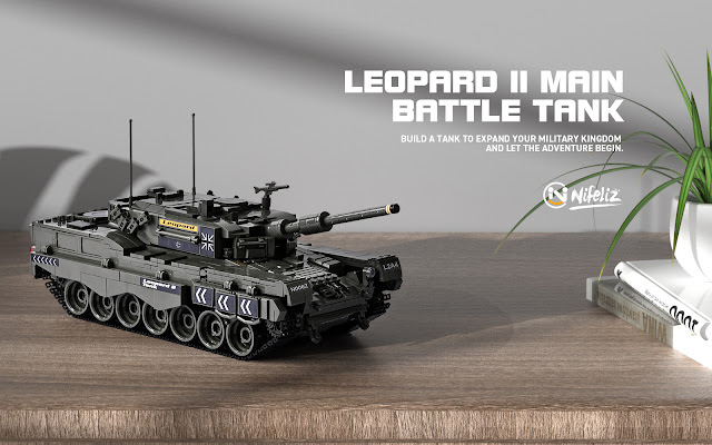 Nifeliz Leopard II A4 Main Battle Tank Building Block