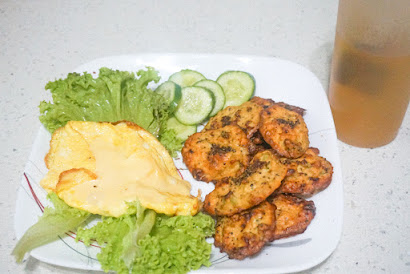 Resepi keto & atkins : Ayam meatball ala cucur guna oven