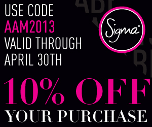 April 2013 Sigma Beauty Coupons