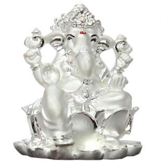 Silver ganesh Murti