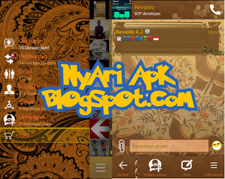 Download BBM Mod Tema Batik Versi 3.0.1.25 Apk