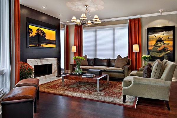 Style and elegance of black color in the interior