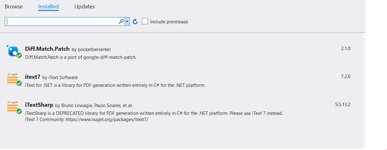 Compare two PDF files in C# windows application