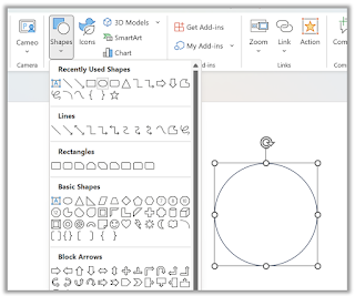 Microsoft PowerPoint Insert Shape