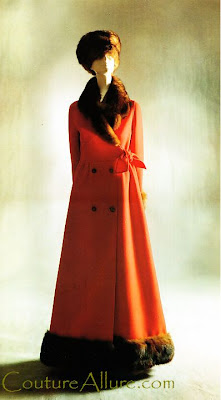 valentino, haute couture, coat, 1969